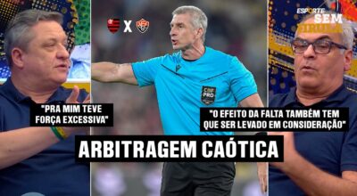 FLAMENGO VENCE VITÓRIA COM POLÊMICAS DE ARBITRAGEM